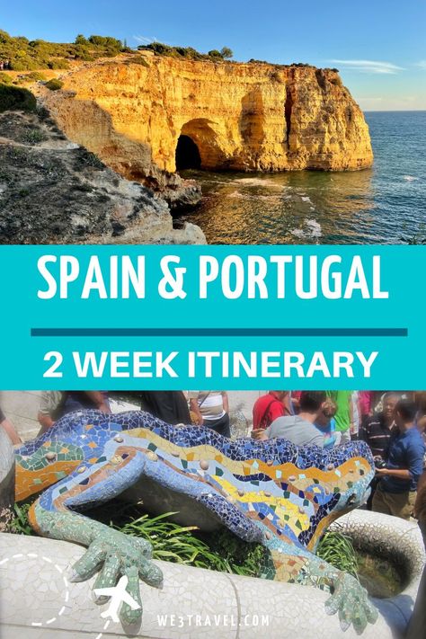 Travel To Spain And Portugal, Spain Itinerary 2 Weeks, Spain And Portugal Itinerary 2 Weeks, Spain Portugal Morocco Itinerary, Spain And Portugal Itinerary 10 Days, One Week In Spain, Morocco Itinerary, Greece Itinerary, Portugal Beach