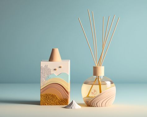 Transform your home into a sanctuary with our sustainable diffuser bottle packaging. Crafted with a spherical glass container and topped with a wooden cap, this pale pink diffuser bottle packaging design adds a touch of elegance to any space. Embrace eco-conscious living while indulging in the soothing aromas that fill the air. Upgrade your self-care routine with our green packaging solutions. Diffuser Packaging Design, Diffuser Packaging, Bottle Packaging Design, Green Packaging, Diffuser Bottle, Conscious Living, Bottle Packaging, Packaging Solutions, Glass Containers