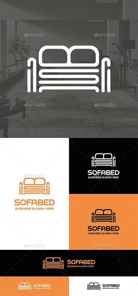 Sofa Bed Abstract Logo - Abstract Logo Templates Sofa Logo Design, Bed Logo Design, Sage Furniture, Sofa Logo, Couch Logo, S And B, Letters S, Business Slogans, Logo Presentation