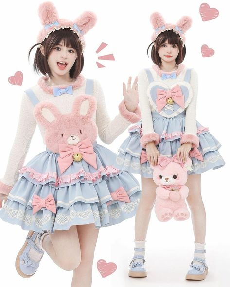 Overall Character Design, Dollcore Outfits, Devil Inspired, Christmas Piano, Kawaii Outfit, Cute Asian Fashion, Lolita Outfits, Pastel Outfit, Sugar Lips