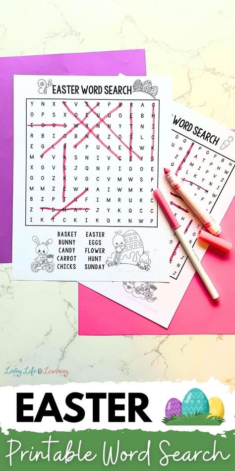 Add a sprinkle of Easter excitement to your homeschool day with this 
Easter Printable Word Search! It's easy to download and packed full of 
fun Easter-themed words. Word Search Printables, Easter Printable, Gross Motor Activities, Outdoor Games For Kids, Easter Printables, Indoor Fun, Motor Activities, Fun Activities For Kids, Easter Fun