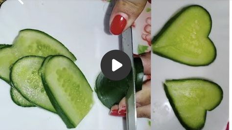 Cucumber Carving, Fruit Salad Decoration, Salad Decoration Ideas, Salad Decoration, Fruit Salad With Marshmallows, Salad Design, Fancy Salads, Decoration Buffet, Vegetable Decoration