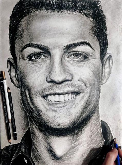 Pencil portrait of Cristiano Ronaldo | Celebrity artwork, Realistic drawings, Portrait Drawing Of Cristiano Ronaldo, Cristiano Ronaldo Pencil Sketch, Ronaldo Portrait Drawing, Cr7 Drawing Sketch, Cr7 Drawing Pencil, Ronaldo Sketch Pencil, Ronaldo Art Drawing, Cr7 Portrait, Celebrity Portrait Drawing Pencil