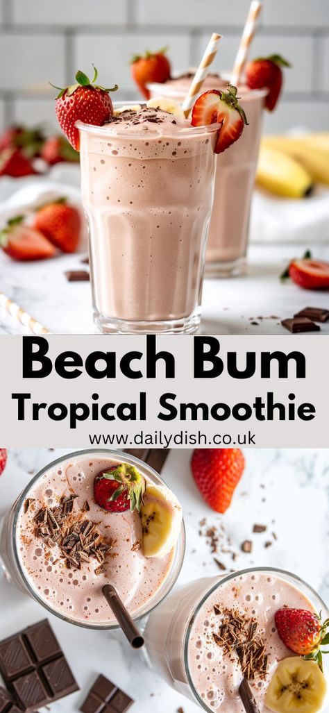 Beach Bum Tropical Smoothie Beach Bum Smoothie Tropical Cafe, Diy Tropical Smoothie Cafe Recipes, Tropical Smoothie Recipes Copycat, Blend Jet Smoothie Recipes, Tropical Smoothie Cafe Recipes, Blendjet Recipe, Smoothie King Recipes, Tofu Smoothie, Lush Desserts