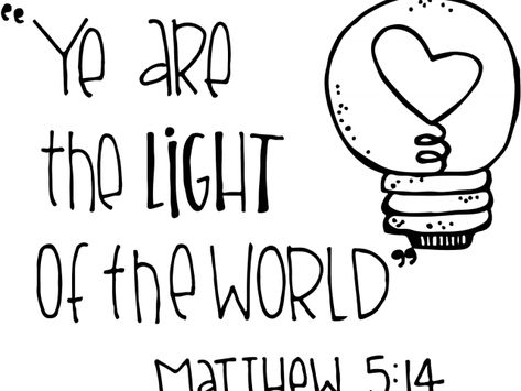 Lds Clipart, Light The World, World Clipart, Lds Seminary, 15 February, Light Quotes, Doctrine And Covenants, Christian Kids, Scripture Study