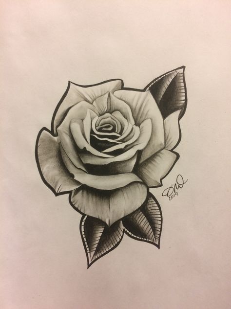 Pen Rose Drawing, Rose Pen Drawing, Drawing With Pen, Cute Clown Makeup, Rose Drawing Tattoo, Traditional Rose, Black And White Roses, Flower Tattoo Drawings, Tattoo Practice