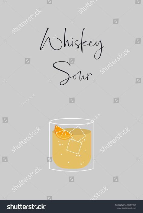 Whisky Sour, Rhinestone Painting, Whiskey Sour, Printable Greeting Cards, Design Ad, Minimal Design, Whiskey, Greeting Card, Juice