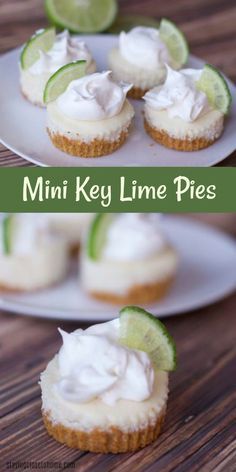 Golf Dessert Ideas, Lime Deserts, Freeze Desserts, Key Lime Pie Recipes, Key Lime Bites, Mini Key Lime Pie, Key Lime Recipes, Key Lime Pies, Mini Key Lime Pies