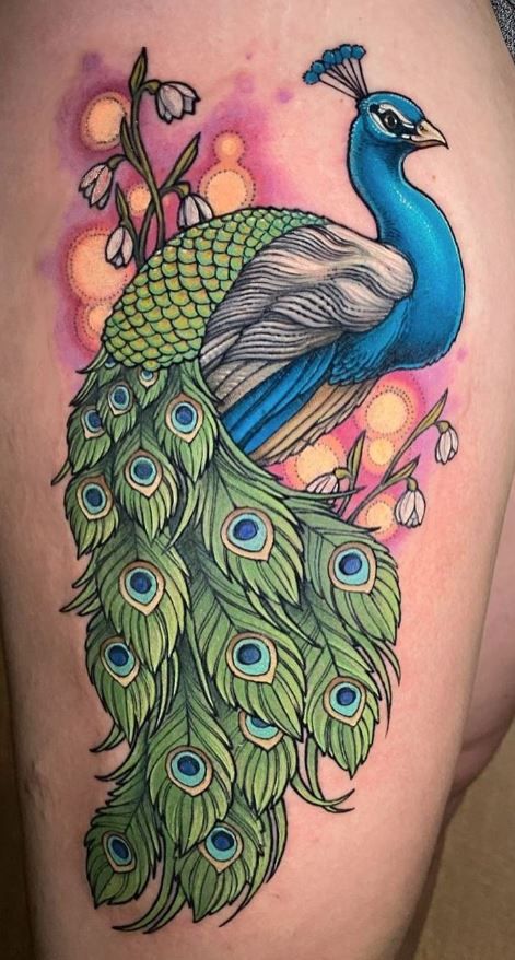 Peacock Tattoo Designs, Colourful Tattoo, Peacock Feather Tattoo, Peacock Tattoo, Colorful Peacock, Black Peacock, Feather Tattoo Design, Tattoo Henna, Feather Tattoo