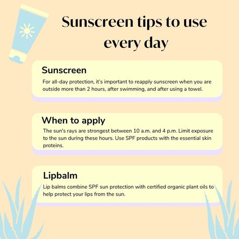 When To Use Sunscreen, Sunscreen Tips, Kpop Trainee, Reapply Sunscreen, Sunscreen Guide, Natural Spf, Natural Sunscreen, Friends Instagram, Beauty Guide