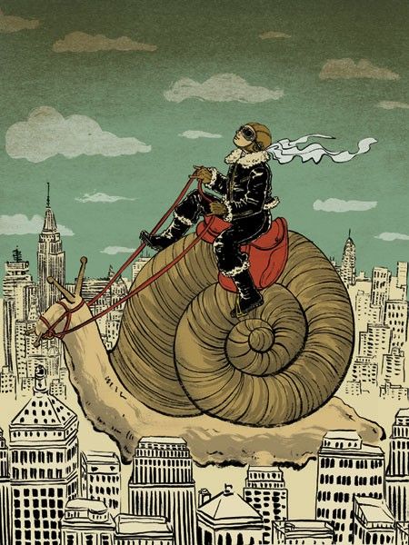 snail ride Yuko Shimizu, Snail Art, School Of Visual Arts, Aspiring Artist, Illustration Inspiration, Editorial Illustration, Old Art, Art Plastique, Mythical Creatures