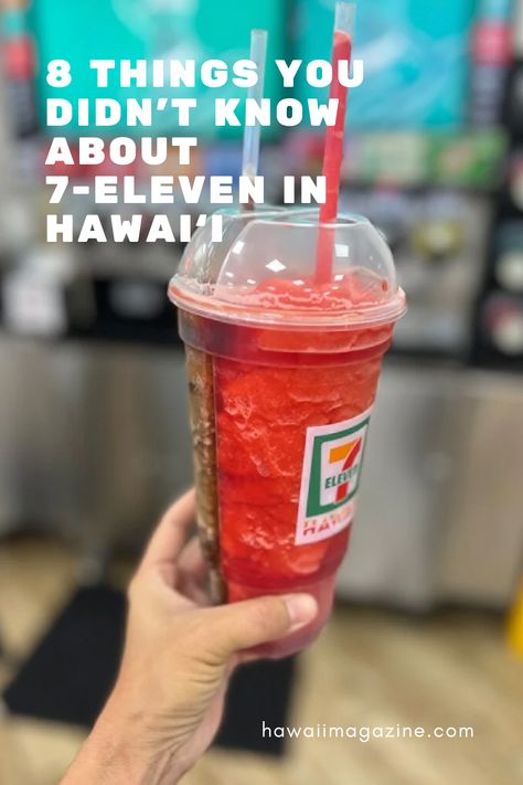 7-eleven hawaii Hawaii Magazine, Pumpkin Crunch, Spam Musubi, Tonkotsu Ramen, Plate Lunch, Hawaii Oahu, 7 Eleven, Japanese Snacks, Shaved Ice