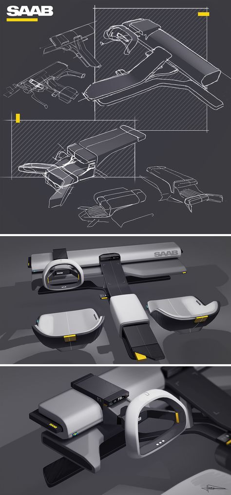 SAAB on Behance Concept Car Interior Sketch, Concept Car Interior Design, Concept Car Interior, Interior Sketches, Car Interior Sketch, Car Interior Design Sketch, Interior Design Sketch, Interior Design Sketches, Car Interior Design