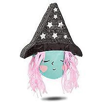 Halloween Pinata, Pinata Fillers, Table Centerpiece Decorations, Cute Witch, Witch Design, Halloween Party Supplies, Birthday Halloween Party, Pink Halloween, Birthday Images