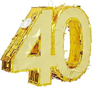 Party Decorations Centerpieces, 40th Anniversary Decorations, 40th Party Decorations, Birthday Pinata, 40th Birthday Party Decorations, Birthday Decorations For Men, Number 40, 40 And Fabulous, 40th Birthday Party