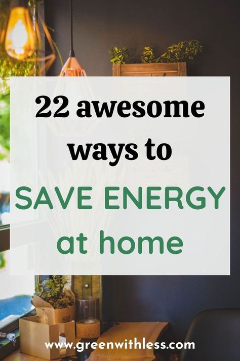 How To Save Energy At Home, Diy Solar Power System, Energy Saving Tips, Home Energy, Solar Power Diy, Power Bill, Zero Waste Living, Energy Efficient Homes, Energy Bill