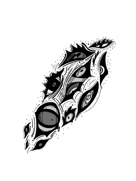 Arm Art Tattoo, Eye Arm Tattoo Sleeve, Eyeball Sleeve Tattoo, Eyes Arm Tattoo, Goth Neck Tattoo, Sekiro Tattoo Design, Sekiro Tattoo, Eye Tattoo Sleeve, Goth Tattoo Ideas