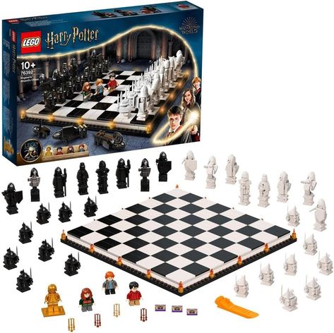 1028 Harry Hogwarts Wizard's Chess Potter Building Blocks 876PCS Bricks 76392 Toys Harry Potter Chess Set, Severus Sneep, Harry Potter Chess, Wizard Chess, Harry Potter Lego, Harry Potter Lego Sets, Lego Hogwarts, Severus Rogue, Harry Potter Wizard