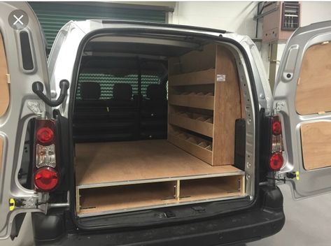 Van Racking Ideas, Jeep Storage, Work Truck Organization, Work Truck Storage, Van Racking Systems, Van Organization, Truck Organization, Vans Painted, Van Shelving