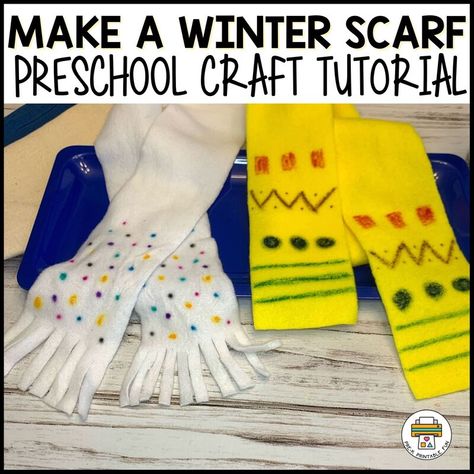 Winter Scarf Activities For Preschool, Winter Coat Craft For Preschool, Preschool Winter Clothes Crafts, Clothes Preschool Craft, Clothing Science Preschool, Winter Wear Activities For Toddlers, Getting Ready For Winter Preschool, Preschool Clothing Crafts, Pre K Clothing Activities