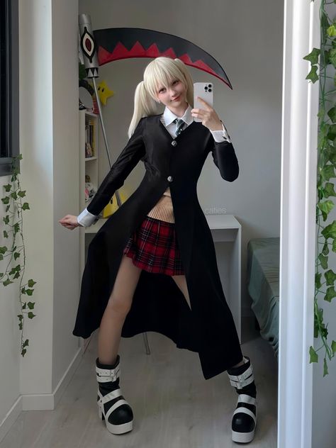 Maka Fanart, Maka Soul Eater, Soul Eater Cosplay, Casual Halloween, Cosplay Cute, Halloween Costume Outfits, Halloween Party Diy, Cosplay Diy, Cosplay Characters