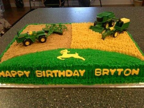 John Deere Birthday Cake on Cake Central Tractor Birthday Cakes, John Deere Cake, John Deere Birthday Party, Farm Birthday Cakes, John Deere Birthday, Tractor Cake, Tractor Birthday Party, New Birthday Cake, Boy Birthday Decorations