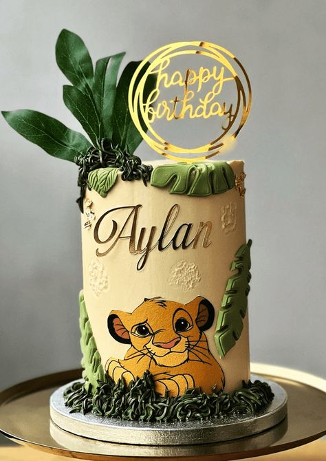 Simba Cake Ideas First Birthdays, Simba Birthday Cake, Simba Cake, Simba Birthday, Lion Birthday Cake, Simba Baby Shower, Lion King Birthday Party Ideas, Birthday Cale, Lion Birthday Party