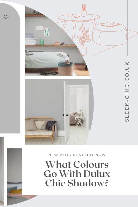 Dulux Chic Shadow Bedrooms, Dulux Nordic Sky, Dulux Sweet Embrace, Dulux Chic Shadow, Dulux Easycare Colours, Chic Shadow, Dulux Paint Colours, Dulux Paint, Interior Wall Paint