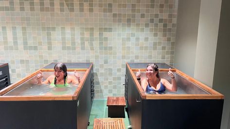 Contrast therapy and cold plunges in Charlotte: Know before you go - Axios Charlotte Sauna And Cold Plunge Room, Sauna Cold Plunge Room, Sauna And Cold Plunge, Cold Plunge Therapy, Luxury Cold Plunge, Contrast Therapy, Best Alcohol, Cotswold Villages, Wellness Studio