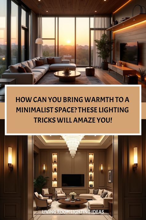 Warm, minimalist living area with carefully chosen lighting elements Interior Lighting Design Living Room, Uplighting Living Room, How To Light A Living Room, Living Room Night Aesthetic, Lighting In Living Room, Living Room Lighting Ideas, Apartment Lighting, Room Lighting Ideas, Cozy Scandinavian