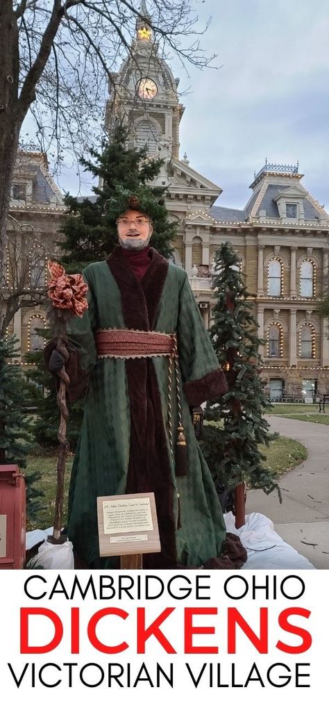 Visit A Charming Dickens Victorian Village Right Here in Ohio (Updated for 2022) - Travel Inspired Living Ohio Adventures, Ohio Getaways, Midwest Travel Destinations, Ohio Columbus, Ohio Destinations, Dickens Christmas Carol, Ohio Vacations, Best Christmas Light Displays, Christmas Travel Destinations