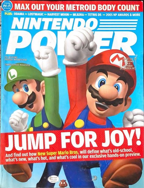 Nintendo Power Magazine, Game Magazine, Nintendo Power, Video Game Magazines, Gaming Magazines, Jumping For Joy, Metroid, Whats New, Super Mario Bros