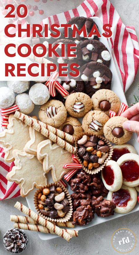 Use this round-up of gluten free Christmas cookies to select what you want to make for your holiday tray or party. Here are our 20 Christmas Cookie Recipes! Christmas Slices Recipes, Gluten Free Thumbprint Cookies Recipe, Special Christmas Cookies, Christmas Cookies Recipes Gluten Free, Christmas Desserts Cookies, Xmas Cookies Recipes Holiday Treats, Easy Gluten Free Christmas Cookies, Christmas Cookie Platter Ideas, Low Sugar Christmas Cookies