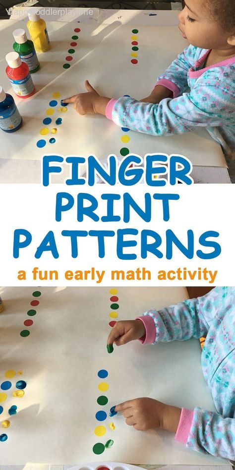 Fingerprint Patterns – HAPPY TODDLER PLAYTIME Quiet Toddler Activities, Math Activities For Toddlers, Early Numeracy, Math Manipulative, September Preschool, Easter Songs, Preschool Patterns, Toddler Math, Preschool Boards