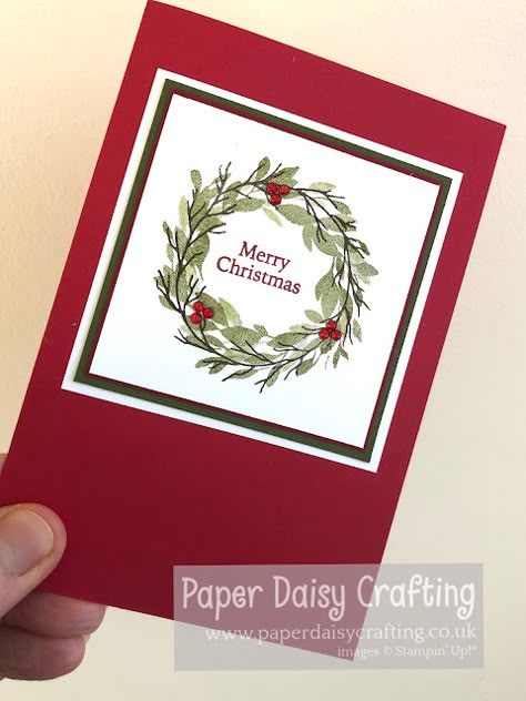 Cottage Wreath Stampin Up Cards Christmas, Stampin Up Christmas Wreath Cards, Stampin Up Cottage Wreaths Christmas Cards, Stamping Up Cottage Wreaths, Cottage Wreaths Stampinup Cards, Stampin Up Wreath Cards, Stampin Up Cottage Wreath Cards, Cottage Wreaths Stampinup, Cottage Wreath Stampin Up Cards