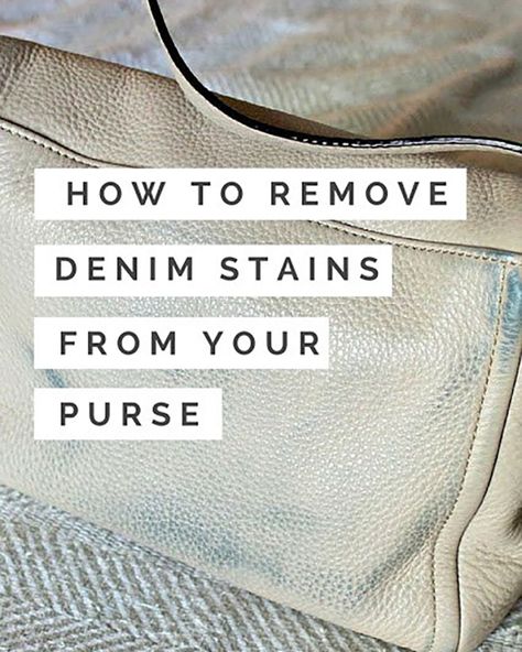 The Blog Societies - How To Remove Denim Stains From Your Purse Leather Stain Remover, Clean Leather Purse, Cleaning Leather Car Seats, Daily Purse, Clean White Leather, Purse Cleaning, Handbag Care, Jean Purses, White Purses