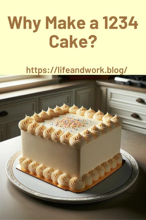 Why Make a 1234 Cake Boston Cream Pie Cake, 1234 Cake, Butter Cakes, Citrus Cake, Opera Cake, Yam Or Sweet Potato, Victoria Sponge Cake, Boston Cream Pie, Icebox Cake