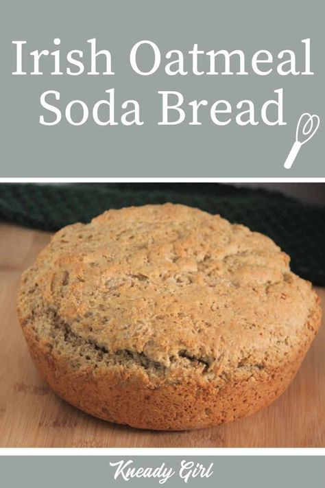 Irish Oatmeal, Irish Bread, Savory Bread Recipe, Soda Bread Recipe, Quick Bread Recipes Easy, Homemade Baked Bread, No Yeast Bread, Oatmeal Bread, Grain Bread