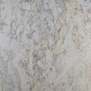 Bianco Romano Granite make it a versatile cho Aspen White Granite, Moon White Granite, White Granite Colors, Waterfall Island Kitchen, White Granite Kitchen, Replacing Kitchen Countertops, White Granite Countertops, Countertop Slabs, Kitchen Countertop Materials