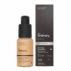 Ordinary Serum, Best Full Coverage Foundation, The Ordinary Serum, Full Coverage Makeup, High Coverage Foundation, Foundation For Dry Skin, The Ordinary Hyaluronic Acid, Foundation With Spf, Oil Free Foundation