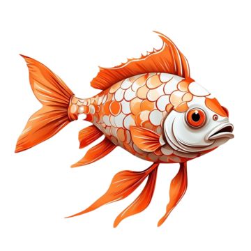 Goldfish, Feng Shui, Koi, Fish, Drawings, Anime, Gold