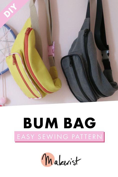 Bumbag Pattern, Crossbody Bag Sewing Pattern, Crossbody Bag Sewing, Bag Sewing Pattern, Summer Sewing, Bag Pattern Free, Make Your Own Clothes, Bag Sewing, Festival Bag