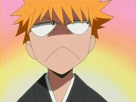 Ichigo Kurosaki Funny Faces, Bleach Funny Face, Bleach Reaction Pic, Ichigo Funny Faces, Amazed Anime Face, Texting Friends, Ichigo Pfp, Top 10 Best Anime, Bleach Pictures