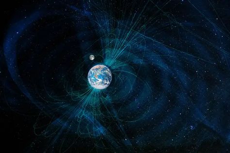 Earth's magnetic field flipping linked to extinctions 42,000 years ago | New Scientist Compass Needle, Magnetic Compass, Outer Core, Earth's Magnetic Field, Geomagnetic Storm, Earth's Core, Space Aesthetic, Ozone Layer, Solar Flare