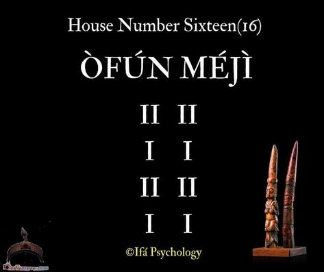 The meaning of the 16 Odu Ifa of the Ifa is based on 16 symbolic or allegorical parables contained in the 16 Core Chapters or Principles that form the basis of the Ifá, a system of divination of the Yoruba people of Nigeria. The Grand Priest of Ifa, the Babalawo or Iyanifas are the Priests and Priestesses of the Ifa Oracle that receive and decode the meaning of the Divine Messages contained in the Odu Ifa Parables #ifa #ODUIFA Grand Priest, Yoruba People, Magic Spell Book, Blaming Others, I Ching, Spiritual Disciplines, Symbols And Meanings, Specific Goals, Important Facts