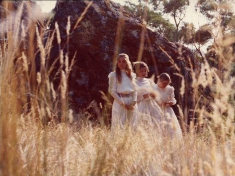 Picnic At Hanging Rock 1975, Peter Weir, Picnic At Hanging Rock, Hanging Rock, Rock Aesthetic, Mountain Girl, Female Protagonist, Girl Movies, The Blue Mountains