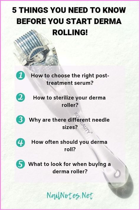 Derma Roller Before And After, Nail Notes, Trinny London, Derma Rolling, Skin Roller, Micro Needling, Micro Needle, Derma Roller, Diy Skin Care