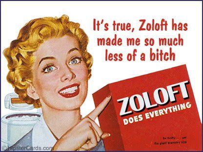 Zoloft Pharmacy Humor, My Confession, Chemical Imbalance, Vintage Quotes, Retro Humor, Vintage Humor, New Love, Vintage Ads, I Laughed