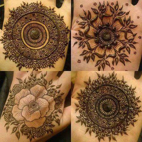 mehndi designs 2016 - - Yahoo Image Search Results Round Mehndi Design, Mehndi Designs 2018, Bridal Mehendi Designs Hands, Henna Art Designs, Easy Mehndi, Beginner Henna Designs, Tattoo Henna, Mehndi Design Pictures, Modern Mehndi Designs