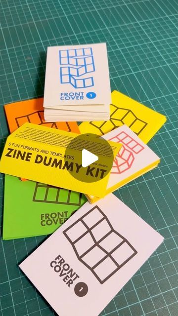 Zine Folding, Zine Tutorial, Zine Format, Zine Template, Zine Making, Photography Zine, Mini Zine, Zine Design, Handmade Book